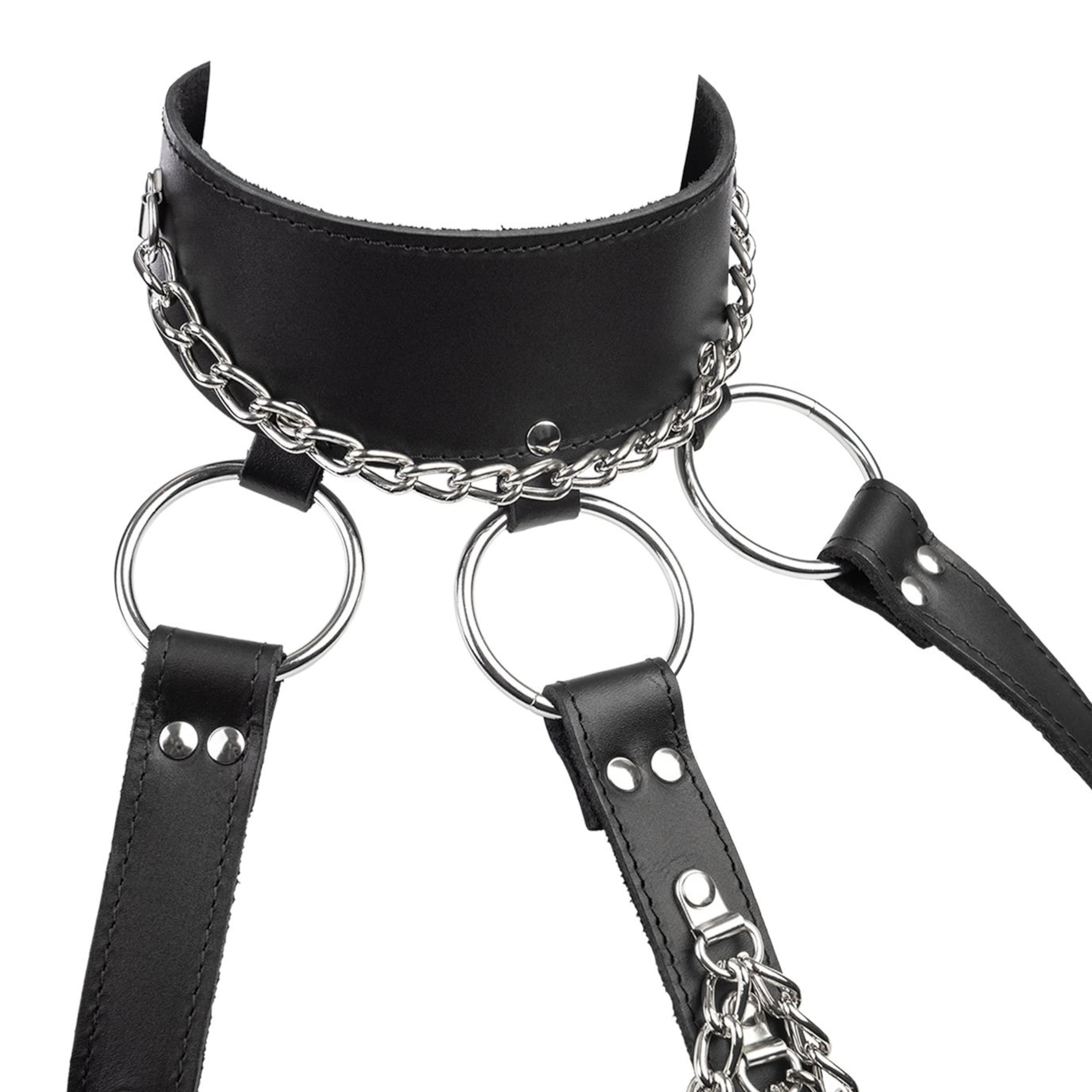 Sexy Ketten-BH mit Halsband