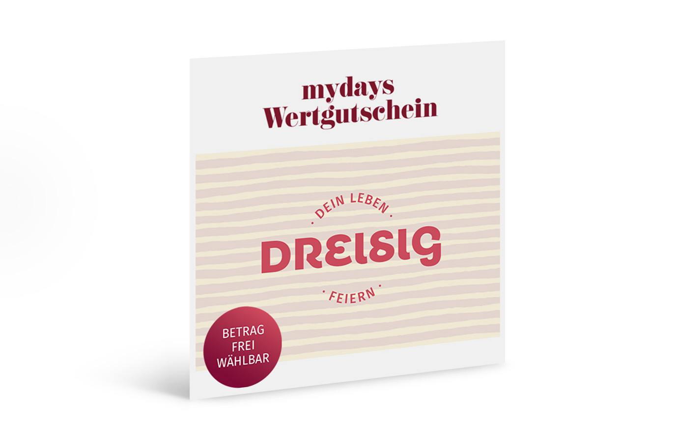 Flexibles Geschenk 30. Geburtstag (Dein Leben)