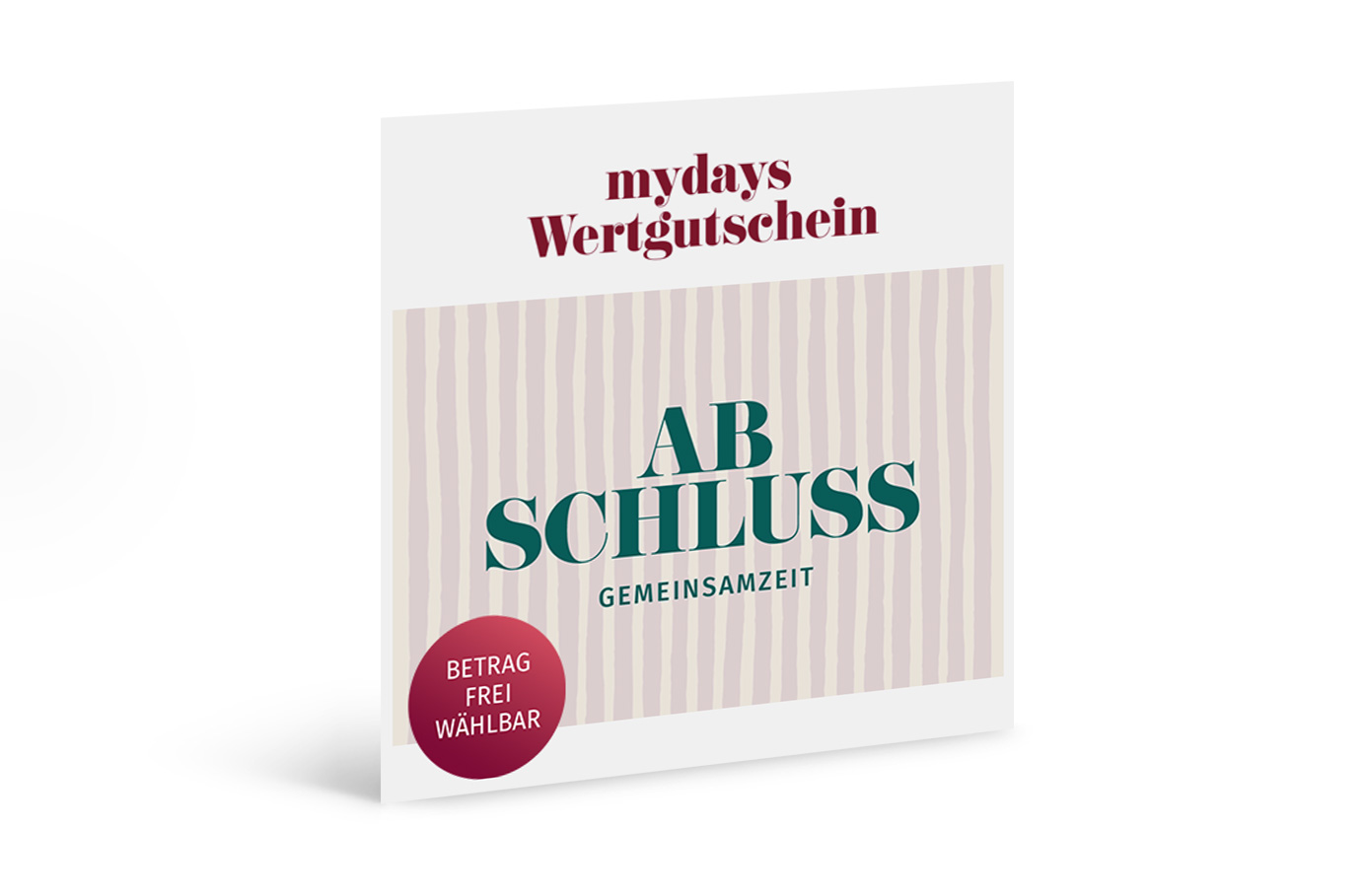 Flexibles Geschenk Abschluss (Streifen)