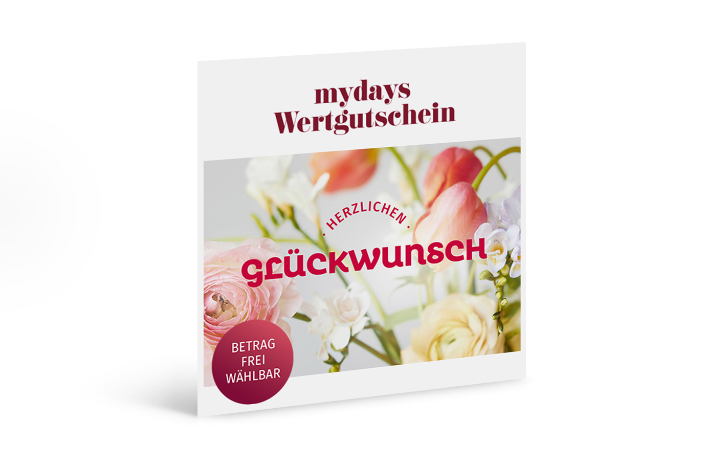 Flexibles Geschenk Glückwunsch