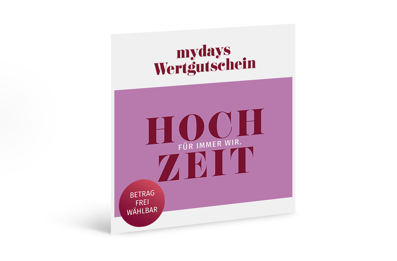 Flexibles Geschenk Hochzeit