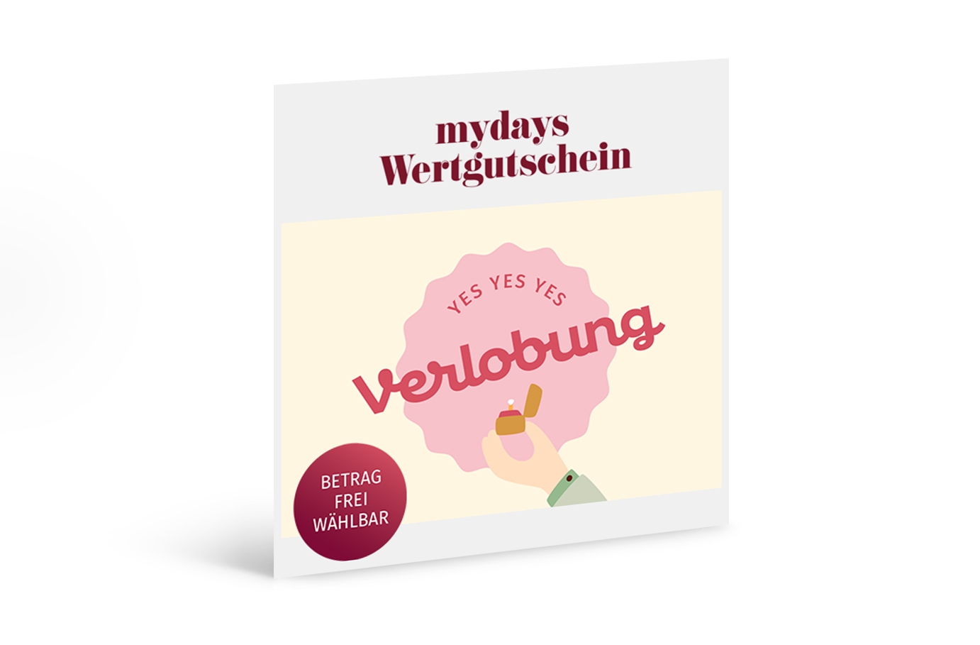 Flexibles Geschenk Verlobung