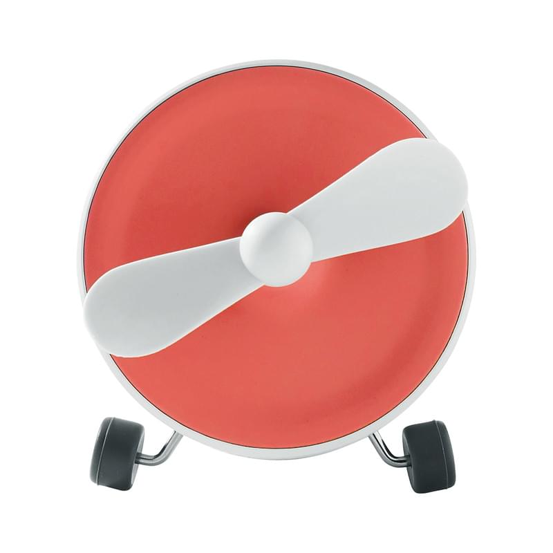 Nabo Sound One weiß-rot 2-in-1 Akku-Hand-Ventilator&Wireless Audio-Speaker