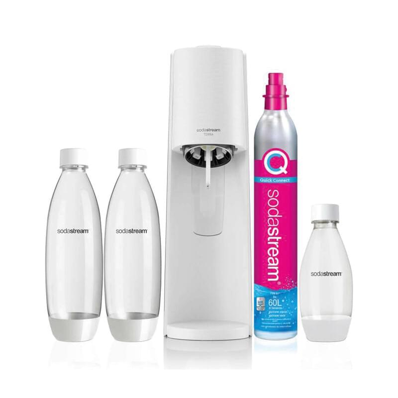 SodaStream TERRA Megapack Wassersprudler inkl. 3 Flaschen