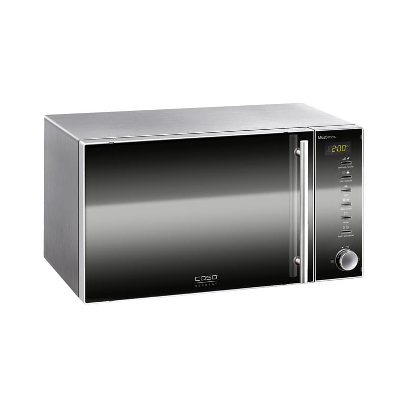 Caso MG20 menu edelstahl Mikrowelle mit Grill
