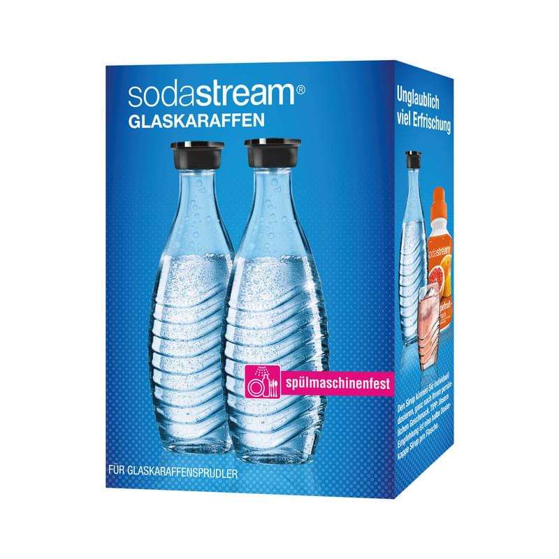 SodaStream Glaskaraffe 2er Pack für SodaStream-Wassersprudler Penguin & Crystal