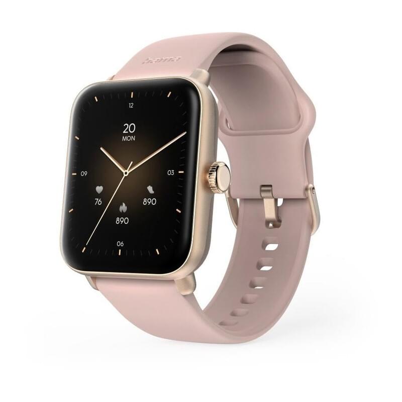 Hama Smartwatch 6010 roségold Aktivitätsuhr - Smartwatch 1,65' mit GPS