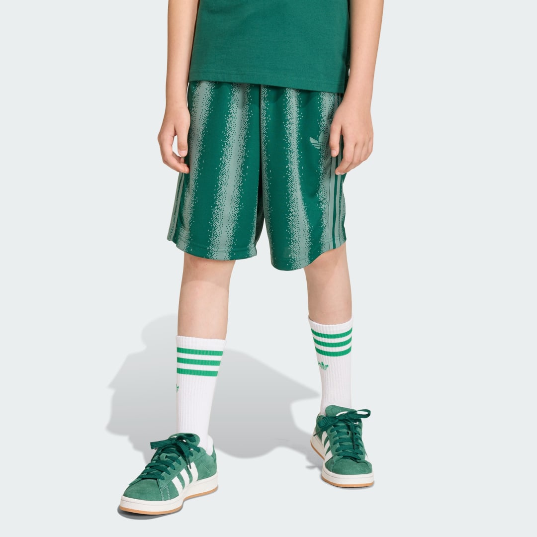 ADIDAS MINECRAFT OVERSIZED KNEE LENGTH SHORTS
