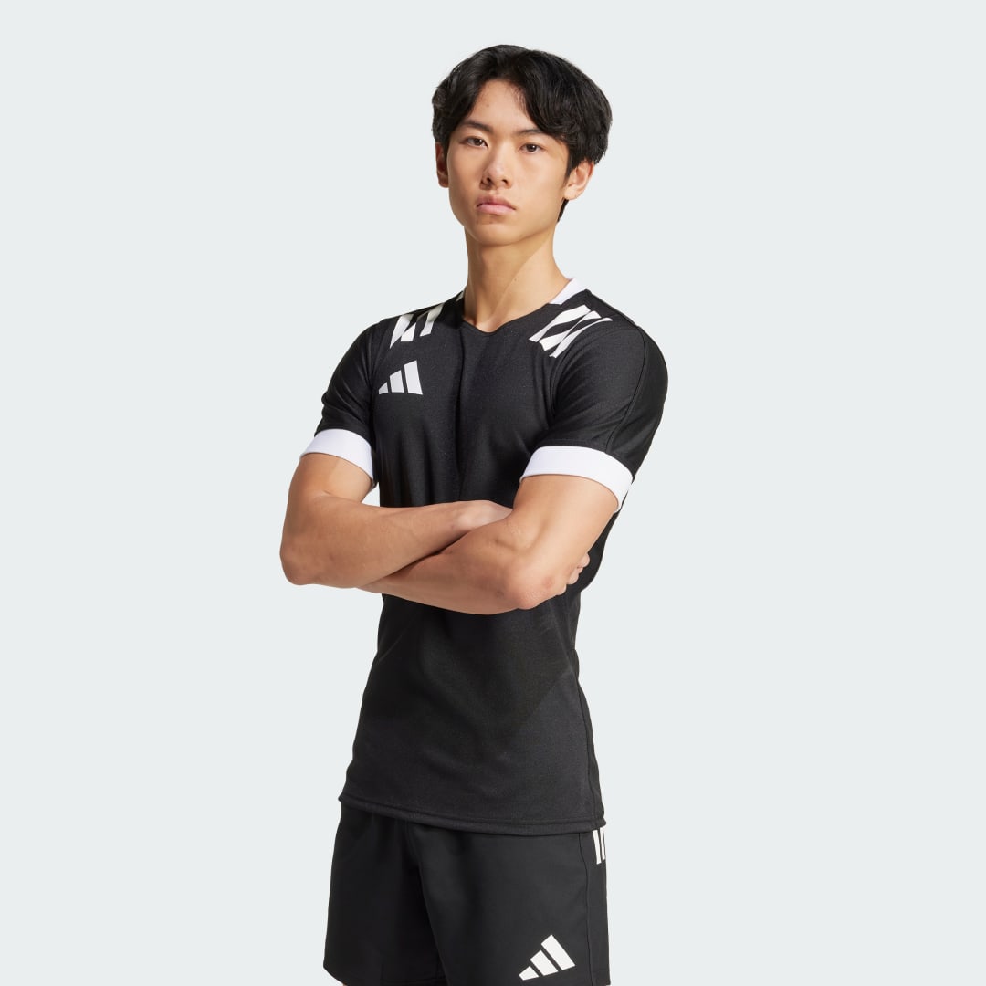 3-Streifen Fitted Trikot