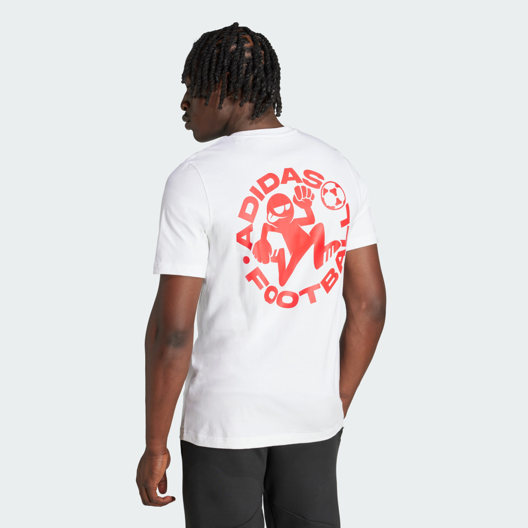 Football Sticker Graphic T-Shirt