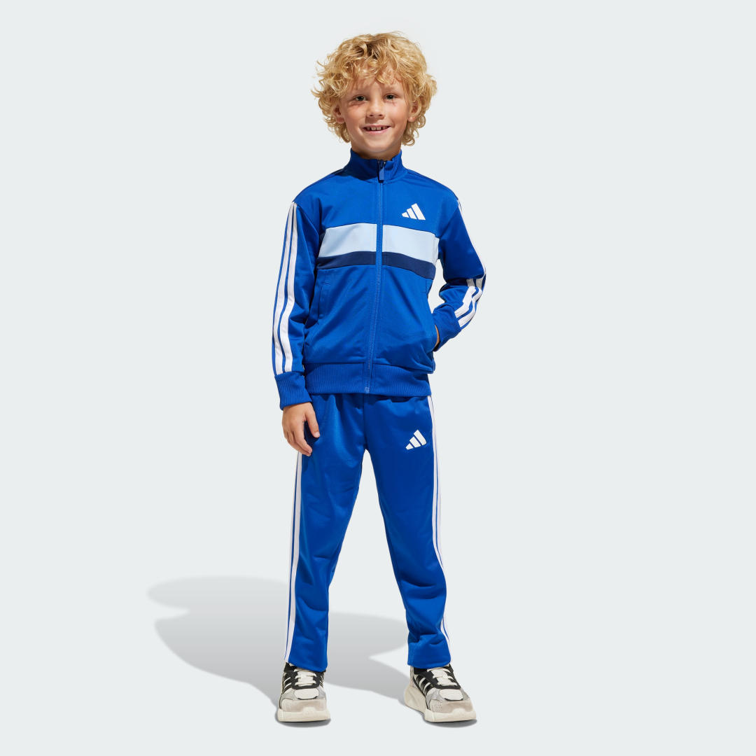 Seasonal Essentials Tiberio 3-Streifen Tricot Kids Trainingsanzug
