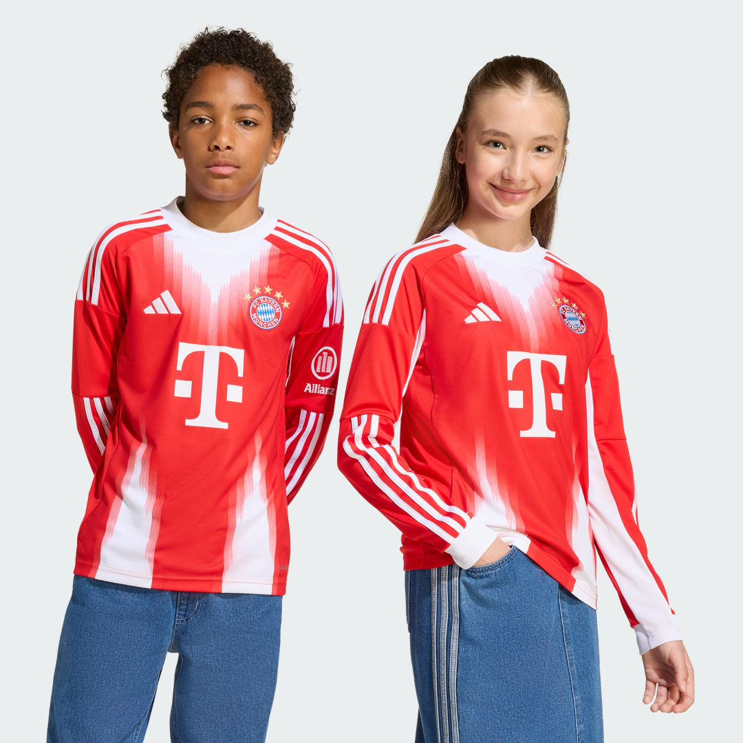 FC Bayern München 25/26 Long Sleeve Kids Heimtrikot