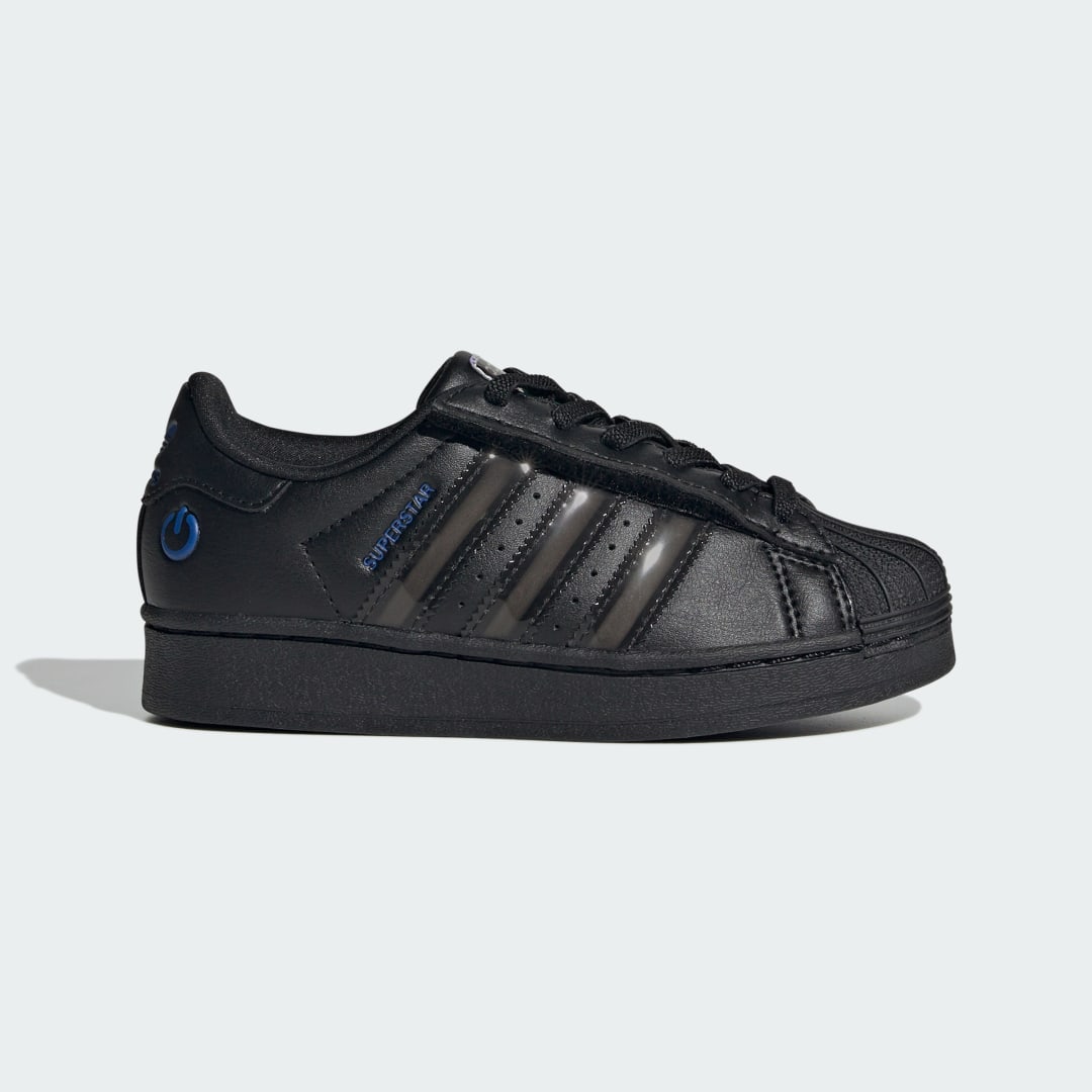 adidas Superstar Led Lights Schuhe mit Komfortverschluss und elastischen Schnürsenkeln für Kinder