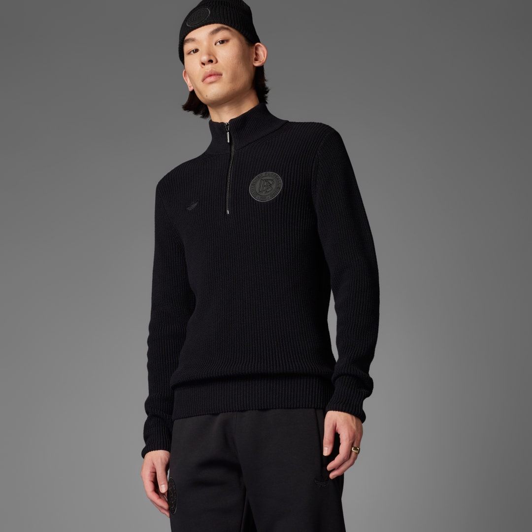 DFB Anniversary Half-Zip Knit Sweatshirt