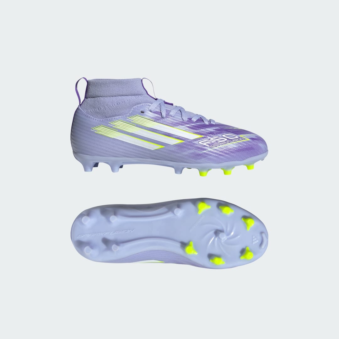 F50 Sparkfusion League feste Böden/Kunstrasen Fußballschuhe Kinder