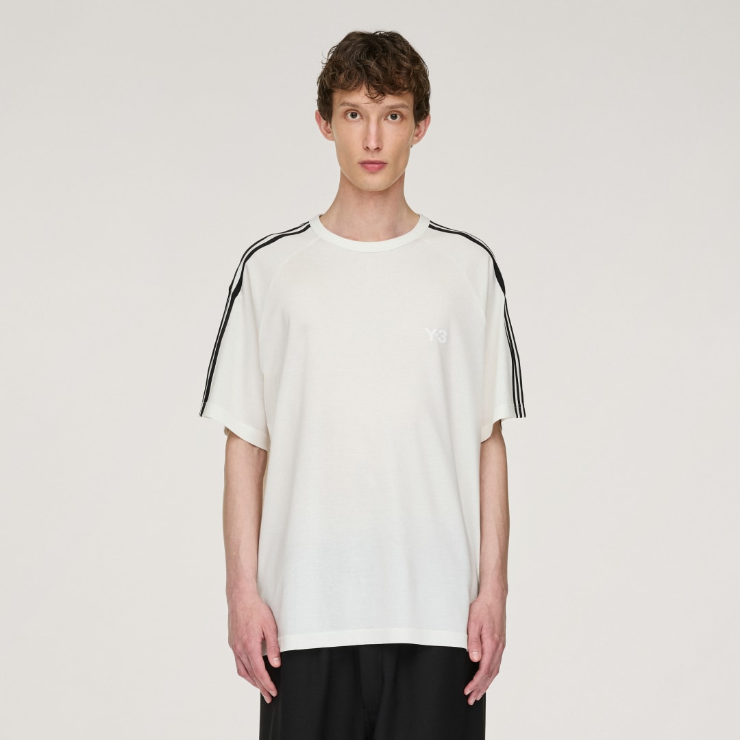 Y-3 Short Sleeve Tee 3-Streifen