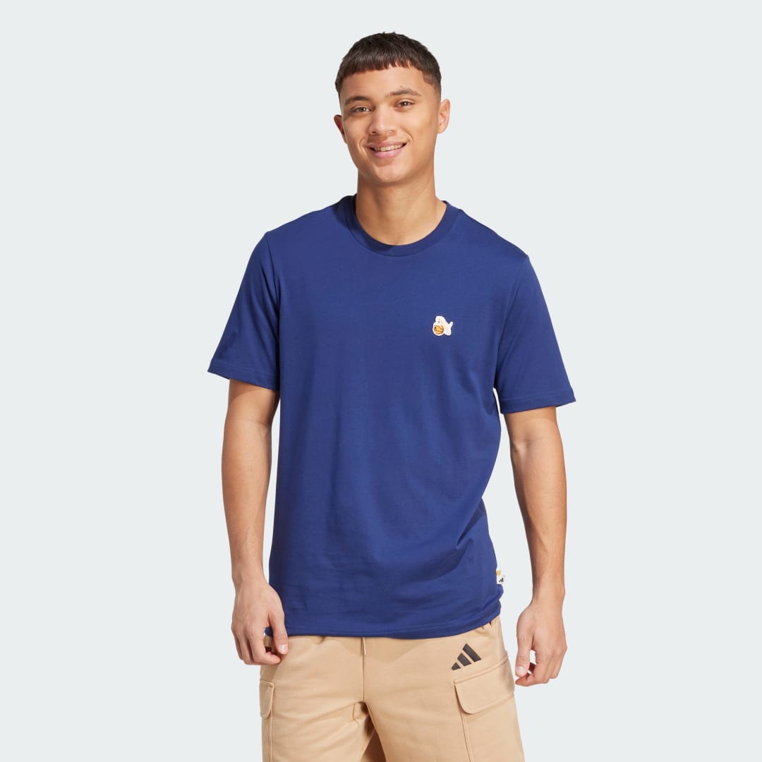 T-Shirt mit Hund und Hoop Motiv