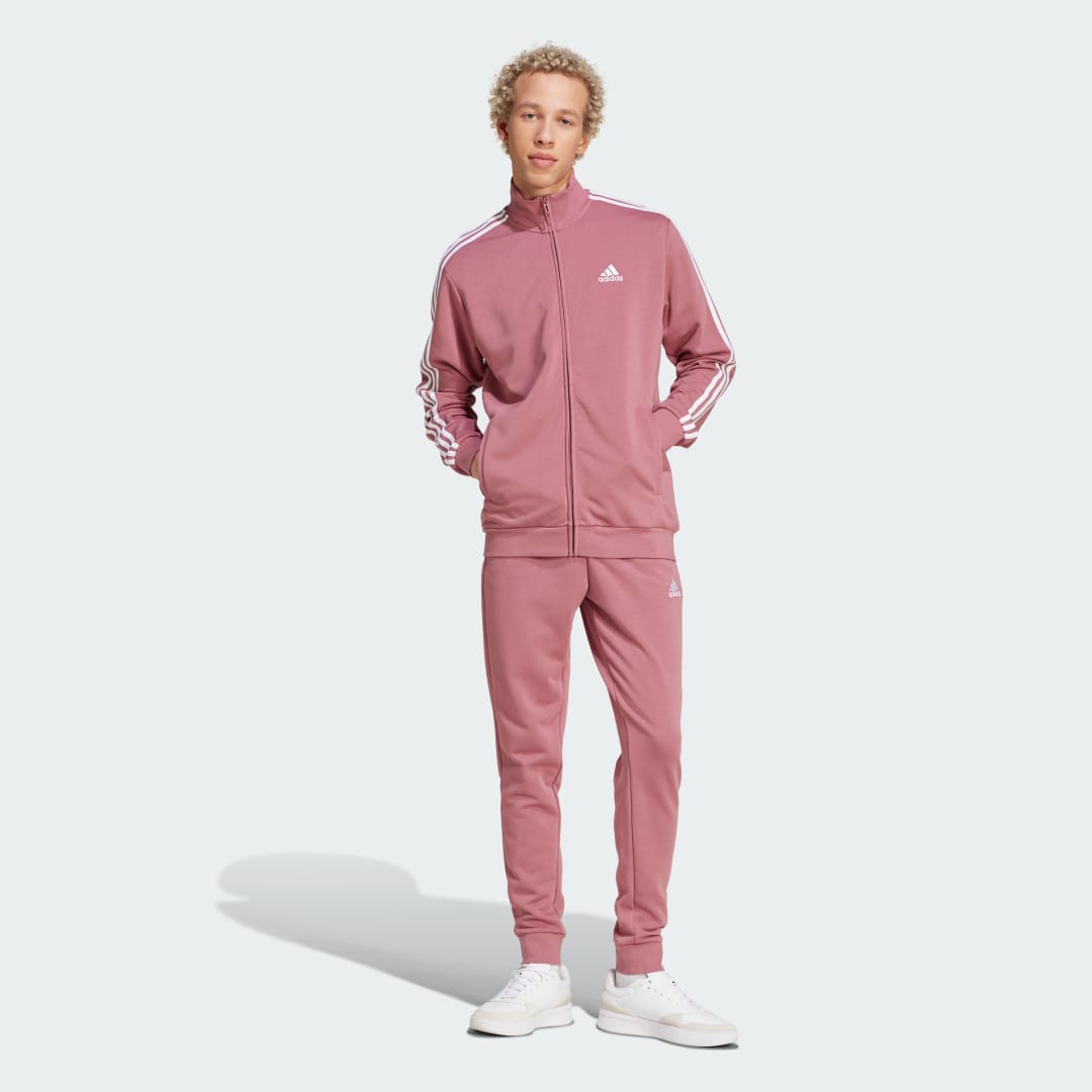 Basic 3-Streifen French Terry Trainingsanzug