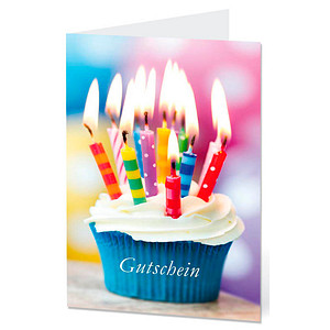 LUMA Gutschein Muffins mit Innentext DIN B6, 1 St.