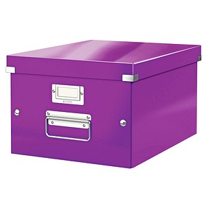 AKTION:  LEITZ Click & Store Aufbewahrungsbox 16,7 l violett 28,1 x 36,9 x 20,0 cm mit Prämie nach Registrierung