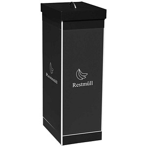 PAPERFLOW Mülleimer 60,0 l schwarz, 1 St.