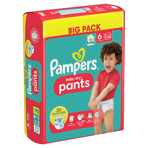 Pampers® Windeln baby-dry™ BIG PACK Größe Gr.6 (14-19 kg) für Kids und Teens, 40 St.