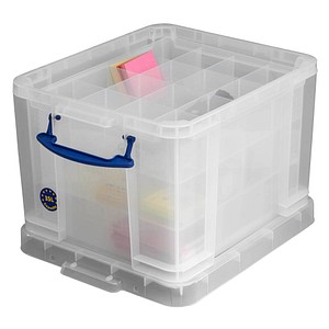 Really Useful Box Aufbewahrungsbox 35,0 l transparent 48,0 x 39,0 x 31,0 cm, 1 St.