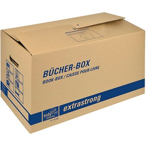 tidyPac® Umzugskartons Bücher-Box 58,0 x 30,0 x 33,5 cm, 5 St.