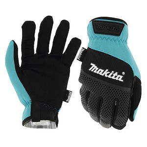 makita unisex Arbeitshandschuhe flexibel blau Größe 9, 1 Paar
