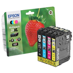 EPSON 29XL / T2996XL schwarz, cyan, magenta, gelb Druckerpatronen, 4er-Set