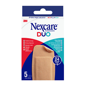 Nexcare™ Pflaster Duo MAXI N17-8-1M beige 5,1 x 10,2 cm, 5 St.
