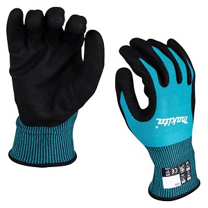 makita unisex Arbeitshandschuhe Nitril blau Größe 10, 1 Paar