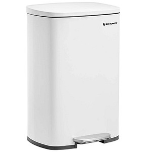 SONGMICS Mülleimer 50,0 l weiß, 1 St.