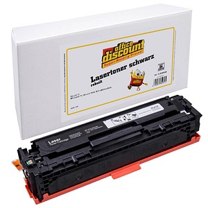 office discount schwarz Toner kompatibel zu HP 131A; Canon 731BK(CF210A; 6272B002)