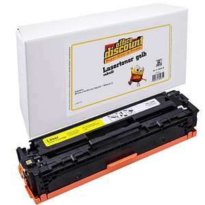 office discount gelb Toner kompatibel zu HP 131A; Canon 731Y(CF212A; 6269B002)