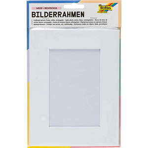 folia Bastelset Bilderrahmen weiß