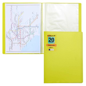 PAGNA School Sichtbuch DIN A4, 20 Hüllen lindgrün, 1 St.