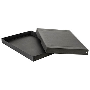 FALKEN PURE Aufbewahrungsbox 500 Blatt schwarz 32,0 x 44,0 x 4,0 cm, 1 St.