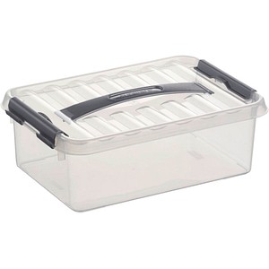 sunware Q-line Aufbewahrungsbox 4,0 l transparent 30,0 x 20,0 x 10,0 cm, 1 St.