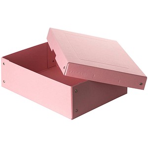 FALKEN PURE Aufbewahrungsbox 1250 Blatt pastellrosa 24,0 x 32,0 x 10,0 cm, 1 St.