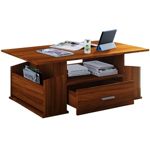 VCM my home Junata Couchtisch nussbaum 110,0 x 52,0 x 44,0 cm