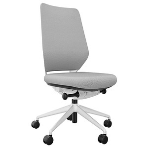 fm Bürostuhl Asiento, 4260761570327 Stoff grau, Gestell grau