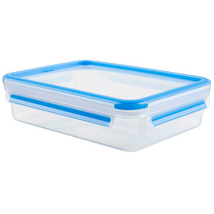 emsa Frischhaltedose CLIP & CLOSE 5,9 cm hoch transparent 1,2 l, 1 St.