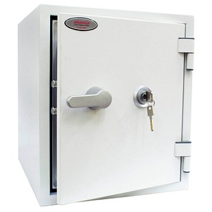 phoenix Tresor Titan FS1282K mit Feuerschutz weiß 35,0 x 43,0 x 41,0 cm