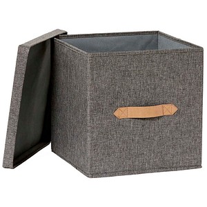 LOVE !T STORE !T Premium Aufbewahrungsbox grau 30,0 x 30,0 x 30,0 cm, 1 St.