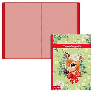ROTH Zeugnismappe DIN A4, 10 Hüllen Reh, 1 St.