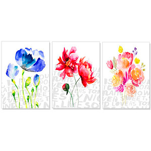 LUMA Poster-Set Blumenfreude, Karton