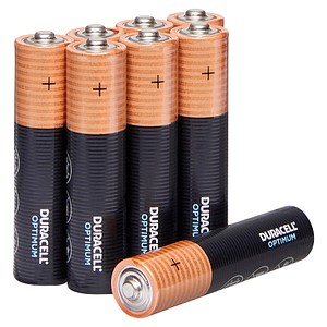 8 DURACELL Batterien Optimum Micro AAA 1,5 V