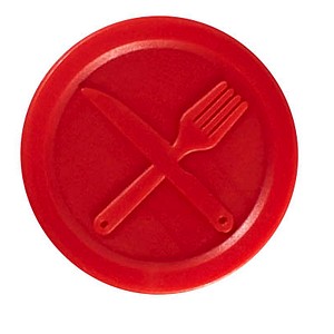 WOLF & APPENZELLER Wertchips Essen rot, 100 St.