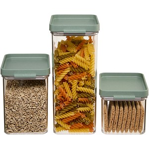 MEPAL Vorratsdosen-Set Omnia grün 0,7/1,1/2,0 l, 1 Set